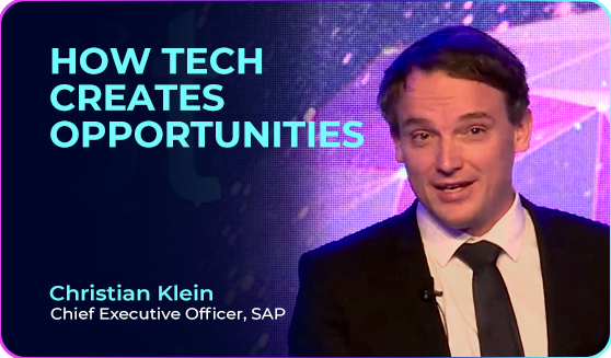 Christian Klein (Chief Executive Officer at SAP) on how tech creates opportunities