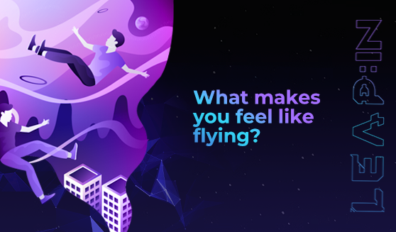 What makes you feel like flying?