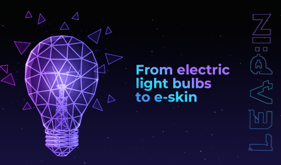 From electric light bulbs to e-skin