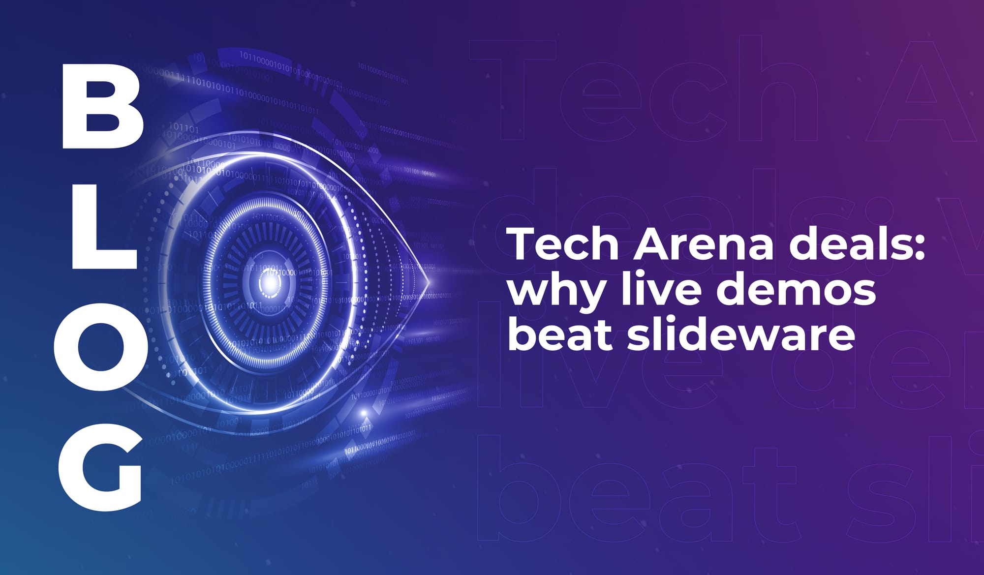 Tech Arena deals: why live demos beat slideware