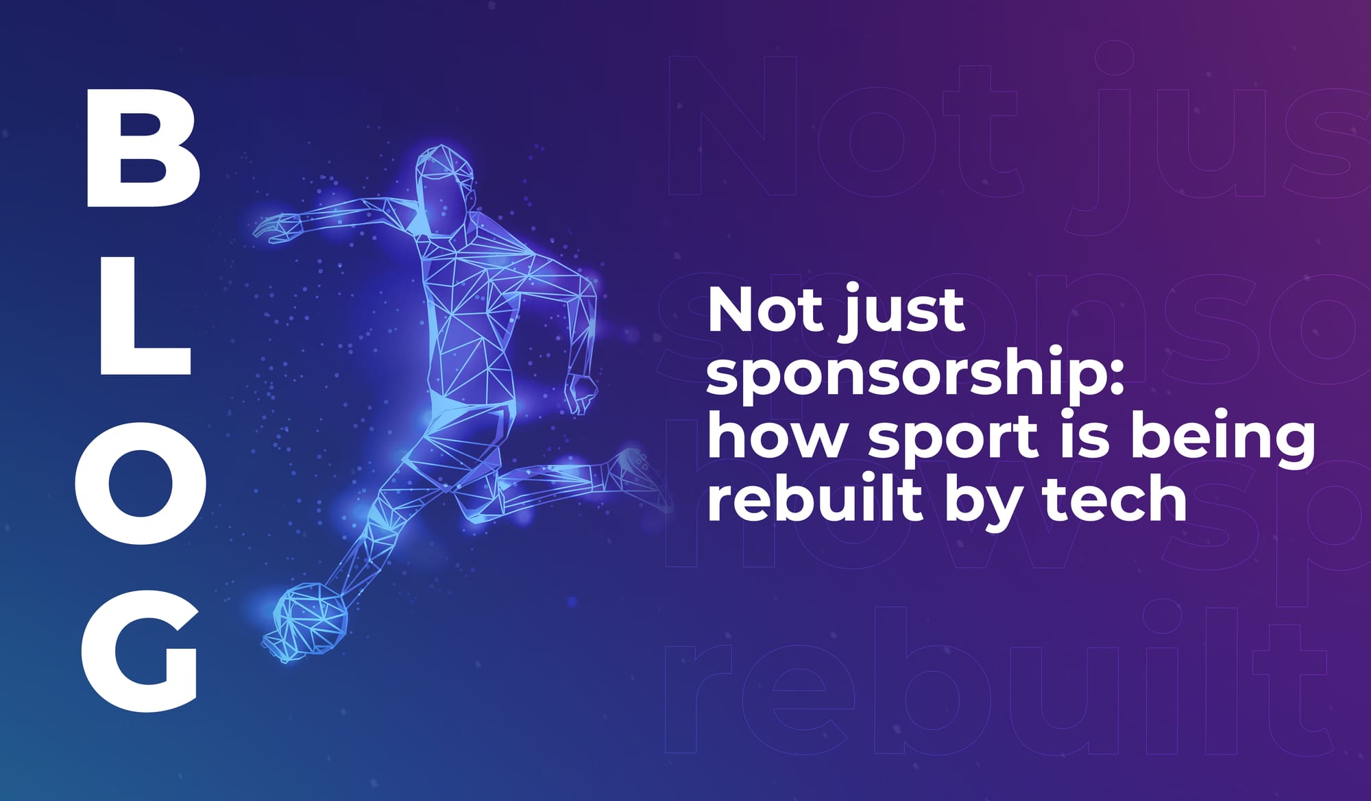 Not just sponsorship: how sport is being rebuilt by tech