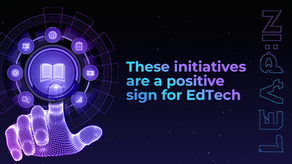 These initiatives are a positive sign for EdTech