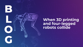 When 3D printing and four-legged robots collide