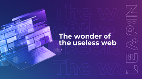 The wonder of the useless web
