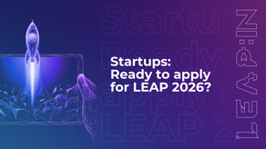 Startups: Ready to apply for LEAP 2026?