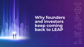 Why founders and investors keep coming back to LEAP
