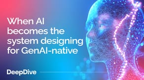 When AI becomes the system: designing for GenAI-native