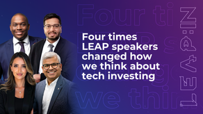Four times LEAP speakers changed how we think about tech investing