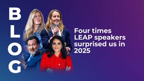 Four times LEAP speakers surprised us in 2025