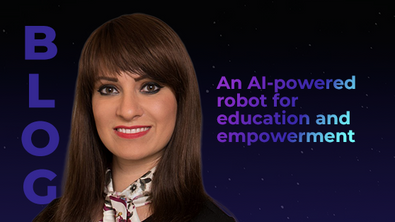 An AI-powered robot for education and empowerment