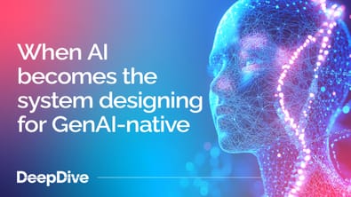 When AI becomes the system: designing for GenAI-native
