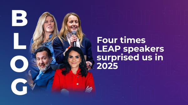Four times LEAP speakers surprised us in 2025
