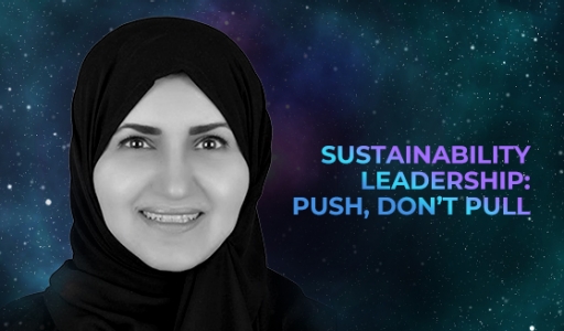 Sustainability Leadership: Push, Don't Pull